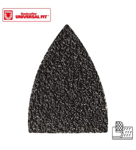 WORX WA2121 Çok Amaçlı Raspalama Makinası İçin 34x34mm 20Adet 80Kum Cırtlı Universal Parmak Zımpara Kâğıdı