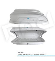 Tabut Port Bagaj Beyaz 370LT