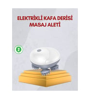 Kablosuz Kafa Ve Vücut Masaj Aleti Taşınabilir Tasarım
