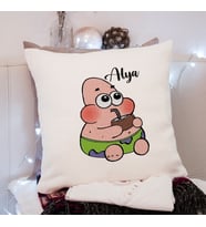 Sünger Bob & Petrick Tasarımlı Yastık Kişiye Özel