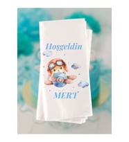 Bebek Doğumu Hoşgeldin Baskılı Konsept Peçete 20 Adet 001