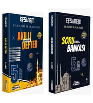 DDY YAYINLARI 5.Sınıf Din Kültürü ve Ahlak Bilgisi Efsane Akıllı Defter + Soru Bankası