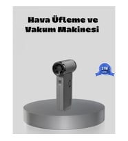Mey İthalat® Şarjlı 130000 RPM Hava Üflemeli ve Vakumlu Araç Ev Temizlik Makinesi