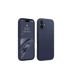 Newface Apple iPhone 16 Plus Kılıf First Silikon - Lacivert