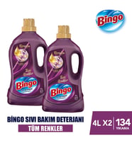 Bingo Onaran Koruma Sıvı Bakım Çamaşır Deterjanı 4 lt 2'li