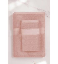 2 Parça Battal Lüks Premium Banyo Spa Havlu Takımı 90x170 Cm Somon