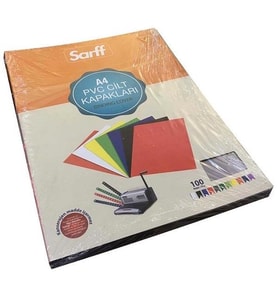 Sarff Cilt Kapağı Plastik Opak A4 160 Micron Şeffaf Buzlu Cilt Kapağı (100 Lü Paket)