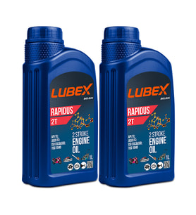 Lubex Rapidus 2T 1 Lt 2 Zamanlı Motosiklet Yağı (2 Adet)