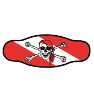 BESTDIVERS Maske Arkalığı JOLLY ROGER Neopren