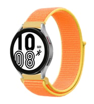 Samsung Galaxy Watch Gear S2 Kordon Hasır Band (Sarı-Yeşil)