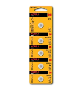 Kodak 5 Adet Cr2016 Max Lityum Para Pil