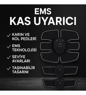 EMS Titreşimli Spor Cihazı Kas Geliştirme ve Yağ Yakma 2025 Seri Orijinal