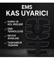 EMS Titreşimli Spor Cihazı Kas Geliştirme ve Yağ Yakma 2025 Seri Orijinal