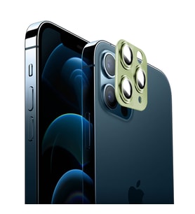 BİNANO IPHONE 12 PRO MAX 360 METAL AÇIK YEŞİL CAMERA KORUYUCU