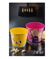 TransForMacion Tweety Barbie Patlamış Mısır Popcorn Kovası 2 li SET 719280
