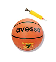 Avessa BRC-7T Basketbol Topu No7 Pompalı (Turuncu)