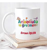 Anasınıfı öğretmeni isme özel kupa bardak