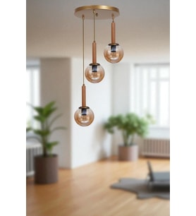 IŞIL 3 LÜ TEPSİLİ NATUREL BAL CAMLI SARKIT