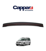 CAPPAFE Volkswagen Caddy Arka Tampon Eşiği Koruma Akrilik (ABS) Piano Black 2015-2020