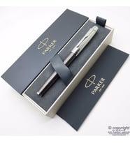 Parker IM Custom Titanyum Roller Kalem  İsme Özel Kalem