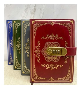 Özel Tasarım Şifreli Deri Defter