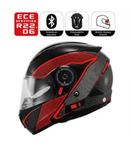 FF868 Sky Breaker Motosiklet Kaskı Güneş Vizörlü Çene Açılır Motorcu Kask