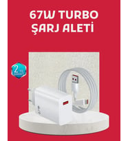 67 Watt Turbo Şarj Cihazı Motorola G30 G50 G60 G82 Uyumlu