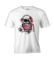 All Owl - Baykuş Beyaz Erkek Tshirt