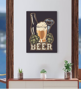 BK Gift Cafe & Bar & Restaurant Konseptli Kanvas Tablo-52