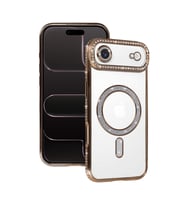 Iphone 17 Air Joke Simli Magneticsafe Kılıf - Gold