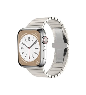 Uray store Apple Watch 42mm KR413 Fine Steel Kordon - Yıldız Işığı