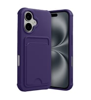 iPhone 17 Kelvin Kartvizitli Silikon - Derin Mor