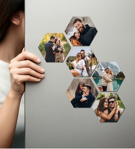 Kişiye Özel Ahşap Fotoğraflı UV Baskılı Magnet