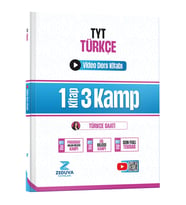 Zeduva Yayınları Türkçe Saati TYT Türkçe 1 Kitap 3 Kamp Video Ders Kitabı