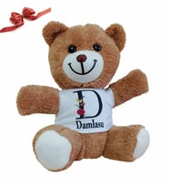 İsimli Peluş Ayıcık (Kahverengi)