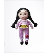 Fistan Bebek Amigurumi Organik Oyuncak