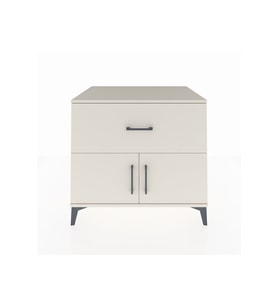 Kronos Şifonyer Tek Raflı Tek Çekmeceli 2 Kapaklı 88x59x80 Aytaşı-Aytaşı