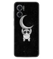 Xiaomi Redmi Note 11E Kılıf Resimli Desenli Silikon Platinium Series Panda Moon 1811