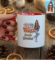 Kişiye Özel Karikatürlü Cute But Aires Koç Burcu Kupa Bardak Doğum Günü Hediyesi