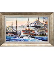 GÜMÜŞ ÇERÇEVELİ TABLO N679