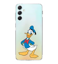 Samsung Galaxy A34  Kamera korumalı Kapak Donald Duck Tasarımlı  Şeffaf Kılıf