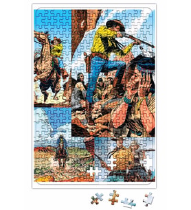 Faroeste Tex Puzzle 240 Parça Yapboz