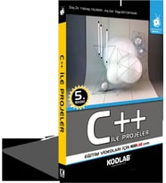 C++ İle PROJELER EĞİTİM KİTABI (Siyah - Beyaz)