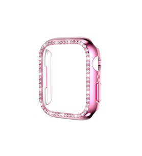 Apple Watch 44mm Uyumlu Zore Watch Gard 05 Sert PC Koruyucu (Pembe)