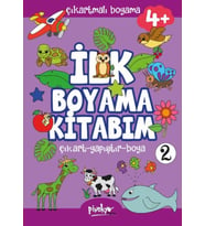 Çıkartmalı İlk Boyama Kitabım 4+ Yaş-2