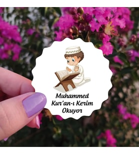 Hatim Hatırası Ahşap Magnet