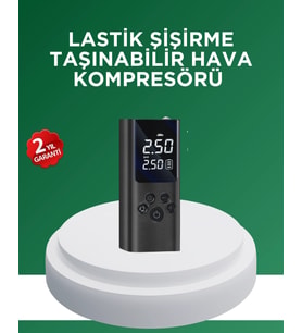 Dijital Lastik Pompası Çok Amaçlı Taşınabilir Kompresör