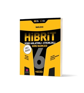 Hız Yayınları 6.sınıf Hibrit Ingilizce Soru Bankası Yeni