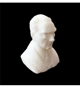 NCT 3D Printer Baskı Atatürk Büstü Beyaz