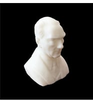 NCT 3D Printer Baskı Atatürk Büstü Beyaz